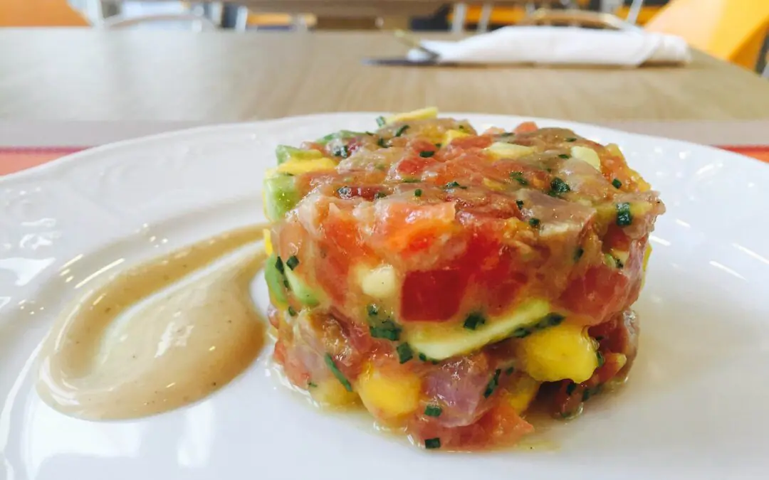 Ceviche de atún rojo